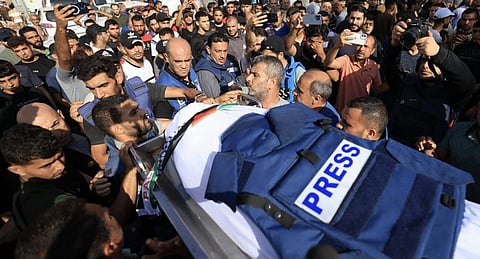 نقابة الصحفيين الفلسطينيين : استشهاد 232 صحفياً منذ بدء العدوان على غزة