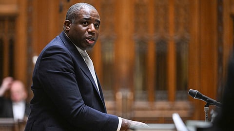 وزير خارجية بريطانيا ديفيد لامي 