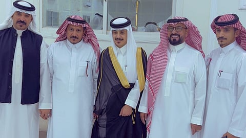 الشاعر معدي الثوعي يحتفل بزواج ابنه "حسام" بمحايل