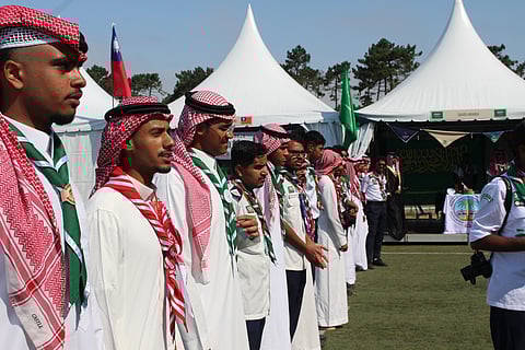 الكشافة السعودية تبرز التراث الوطني في يوم تبادل الثقافات بالبرتغال