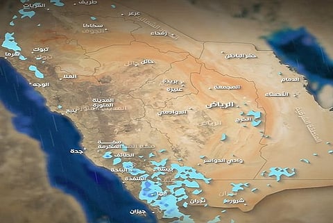 النموذج العددي السعودي يتوقع أمطارًا متفرقة حتى منتصف أغسطس.. 10 مناطق والرياض حاضرة