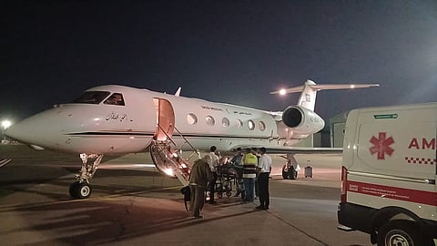 إنفاذًا لتوجيهات القيادة.. الإخلاء الطبي ينقل مواطنين من المغرب إلى أرض الوطن لاستكمال العلاج