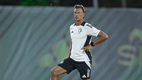 إيرڤي رينارد مدرب المنتخب السعودي الأول لكرة القدم
