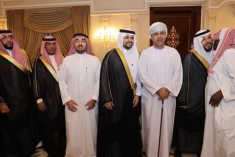 العطار يحتفل بزفاف نجليه في جدة 