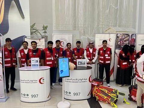 الهلال الأحمر السعودي بنجران يحتفل باليوم العالمي للإسعافات الأولية