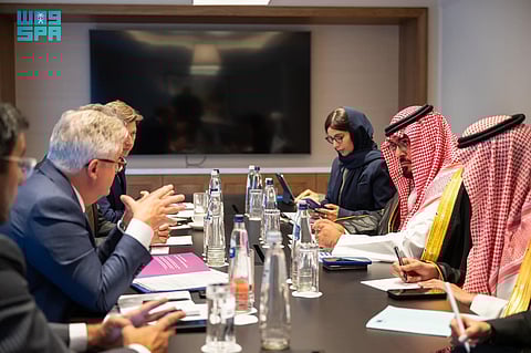 وزير الاقتصاد والتخطيط يلتقي الرئيس التنفيذي للجمعية الدولية لمنتجي النفط والغاز