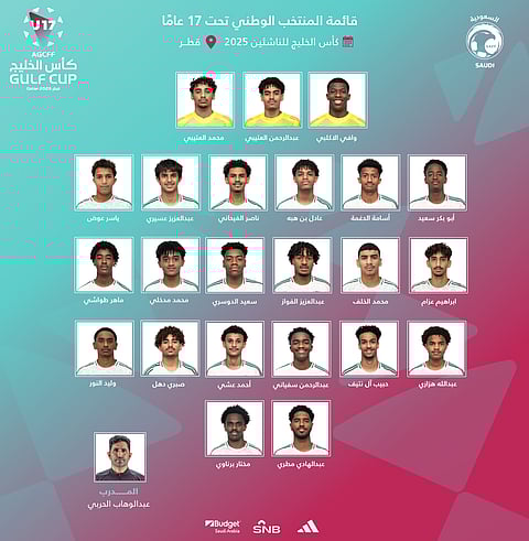 بقائمة تضم 23 لاعبًا.. الأخضر تحت 17 يغادر إلى قطر للمشاركة في بطولة كأس الخليج