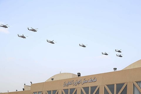 متحف صقر الجزيرة للطيران يشارك في احتفالات اليوم الوطني 95