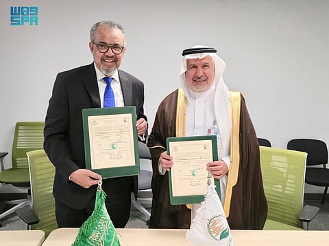 مركز الملك سلمان للإغاثة يوقّع برنامجًا صحيًّا مشتركًا مع "الصحة العالمية" لدعم سوريا