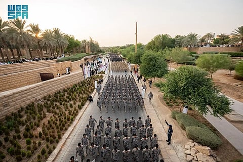 وزارة الداخلية تشارك بعروض عسكرية وموسيقية في احتفالات اليوم الوطني 95 بالدرعية