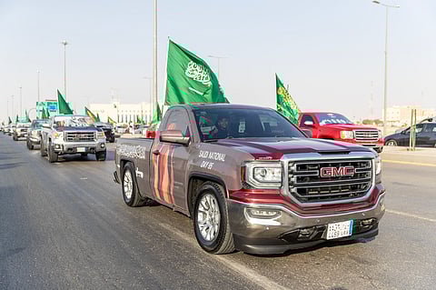 الخرج.. مسيرة وطنية مبهرة احتفالًا باليوم الوطني الـ95
