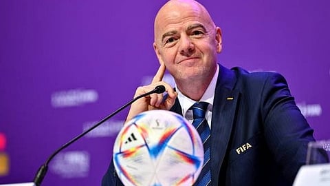  رئيس الاتحاد الدولي لكرة القدم جياني إنفانتينو