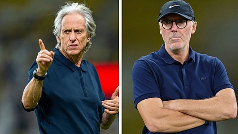 المدربان لوران بلان وجورجي جيسوس