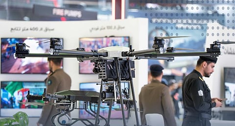 "الدفاع المدني" يستعرض في "إنترسك 2025" طائرة بحث وإنقاذ بمدى 20 كم وحمولة 40 كجم