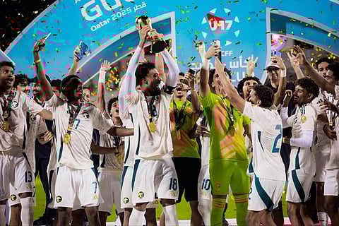 أخضر تحت 17 عامًا يتوّج ببطولة الخليج 2025 في قطر
