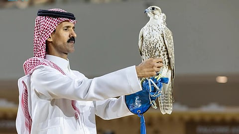 بيع صقرين من منغوليا بـ900 ألف ريال في معرض الصقور والصيد الدولي بالرياض