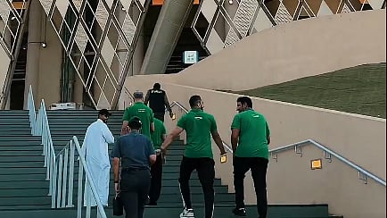 جماهير الأخضر تتوافد مبكرًا على  على استاد الإنماء لمساندة المنتخب أمام إندونيسيا