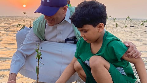 بيئة الليث تزرع 2000 شتلة مانجروف على شاطئ الليث الجنوبي ضمن جهود تنمية الغطاء النباتي وحماية السواحل
