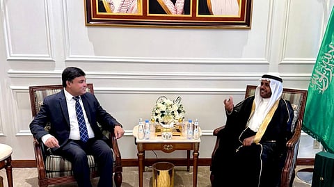 المندوب السعودي لدى التعاون الإسلامي يستقبل نظيره البنجلاديشي في جدة