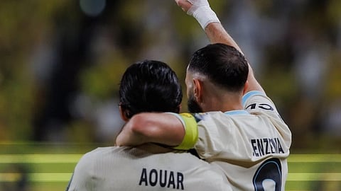 كريم بنزيما وحسام عوار