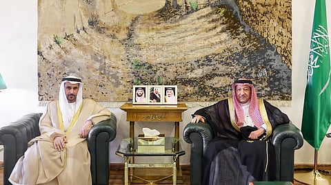 "الخريجي" يستقبل السفير الإماراتي لدى المملكة ويستعرض معه العلاقات الأخوية بين البلدين