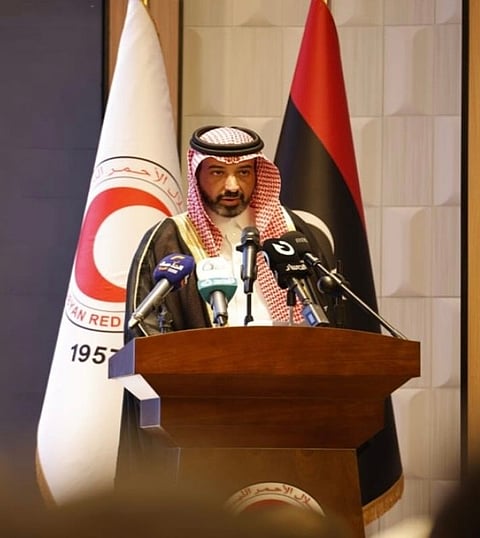 أمين عام المنظمة العربية للهلال الأحمر والصليب الأحمر (ARCO) عبد الله بن سهيل المهيدلي