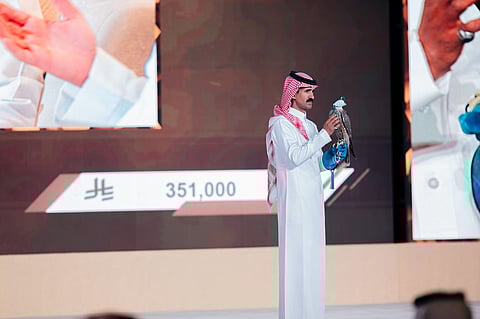 بيع شاهين شرورة بـ 351 ألف ريال في الليلة الـ 25 لمزاد نادي الصقور السعودي 2025