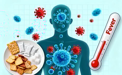 من الملح إلى الدهون.. هذه الأطعمة تضعف المناعة أثناء نزلات البرد