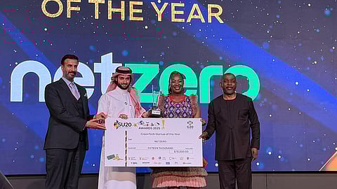 إنجاز سعودي جديد.. منصة "نت زيرو" تفوز بالمركز الأول في فئة التكنولوجيا الخضراء ضمن جوائز G20 Startup20 بجنوب أفريقيا 2025
