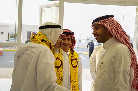 "الصاعدي" يستقبل وفد وزارة الرياضة في نادي أحد بالمدينة