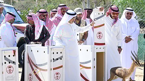 الأمير سعود بن نهار يدشّن متنزه الطائف الوطني ويطلق كائنات مهددة بالانقراض