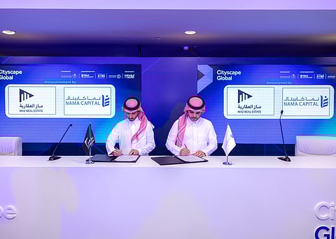 "ماز العقارية" توقّع اتفاقيات استراتيجية مع "نما كابيتال" بقيمة تتجاوز مليار و 240 مليون ريال لإطلاق صناديق عقارية نوعية