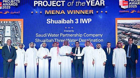 مشروع تحويل الشعيبة 3 يحصد جائزتي "مشروع العام" ضمن جوائز MEED لعام 2025