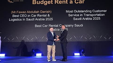 بدجت السعودية تحصد جائزة عالمية من World Business Outlook تقديرًا لتميزها في قطاع تأجير السيارات