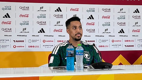 سالم الدوسري لاعب المنتخب السعودي الأول لكرة القدم