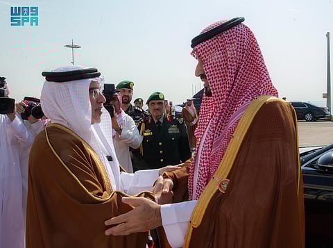 ولي العهد يصل البحرين لترؤس وفد المملكة في القمة الخليجية 46