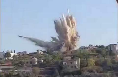 الجيش الإسرائيلي يشن غارات مكثّفة على بلدات جنوب لبنان