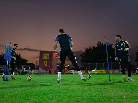 بالصور.. "الأخضر" يستأنف تدريباته لمواجهة الأردن في نصف نهائي كأس العرب