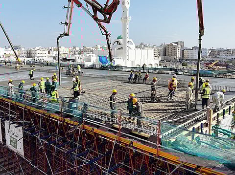 أمانة المدينة المنورة تعلن عن  تقدم متسارع في أعمال جسر الصافية بنسبة 56٪