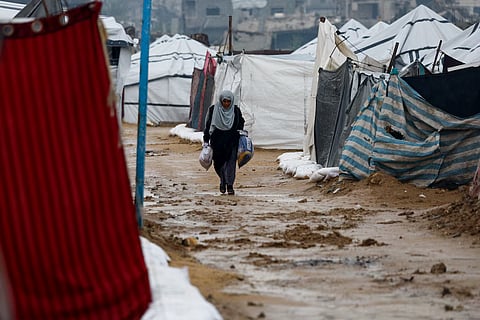 وزراء خارجية المملكة والأردن والإمارات وإندونيسيا وباكستان وتركيا وقطر ومصر يعربون عن بالغ قلقهم إزاء تدهور الوضع الإنساني في قطاع غزة