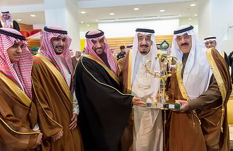 متعب بن عبدالله يشكر الملك على ترؤسه مجلس نادي الفروسية