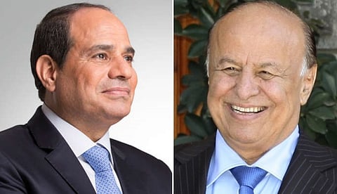 السيسي يدعو الرئيس اليمني هادي لحضور القمة العربية