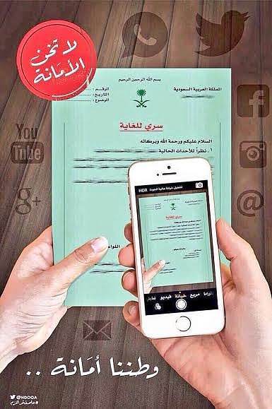 صورة للتضامن مع "عاصفة الحزم" تثير إعجاب مستخدمي مواقع التواصل