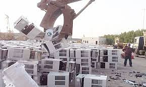 ضبط أكثر من 12400 جهاز مكيف وغسالة مخالفة للمواصفات