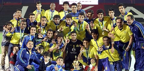 النصر بطلاً لبطولة دوري درجة الناشئين