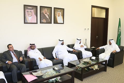 وفد أكاديمي من جامعة تبوك يزور "قياس" بحثاً لآلية الاختبارات