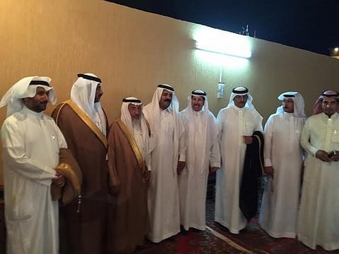 وفد "يام وهمدان" يصل رفحاء لطلب الصفح عن "اليامي"