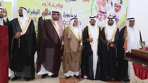 الإعلامي "القحيم" يحتفل بزواج "مشعل ومراد ومازن"