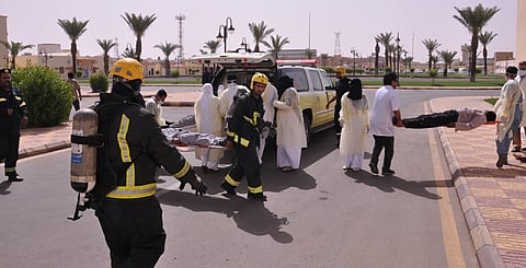 وفاة و9 إصابات بفرضية حريق بمستشفى الصحة النفسية ببيشة
