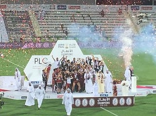 الوحدة الإماراتي بطلاً لكأس الخليج العربي بهدف "دينيلسون"